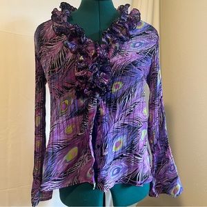 Peacock blouse